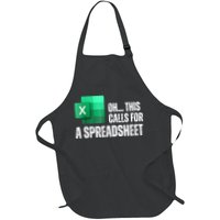 Oh This Calls For A Spreadsheet Funny Office Apron
