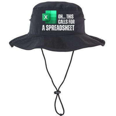 Oh This Calls For A Spreadsheet Funny Office Bucket Hat