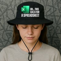Oh This Calls For A Spreadsheet Funny Office Bucket Hat