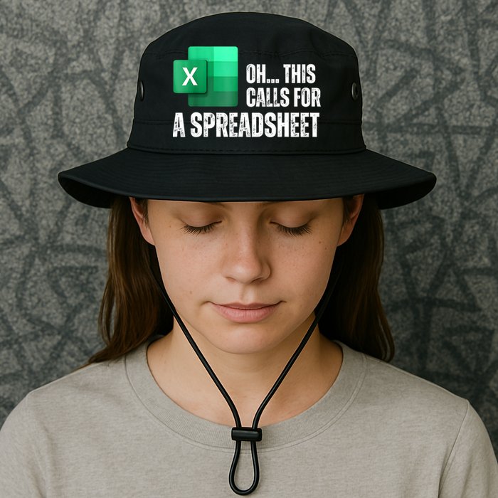 Oh This Calls For A Spreadsheet Funny Office Bucket Hat