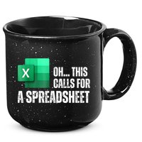 Oh This Calls For A Spreadsheet Funny Office 15oz Campfire Ceramic Mug