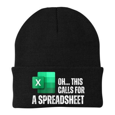 Oh This Calls For A Spreadsheet Funny Office Beanie