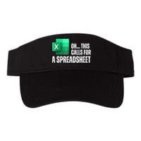 Oh This Calls For A Spreadsheet Funny Office Visor