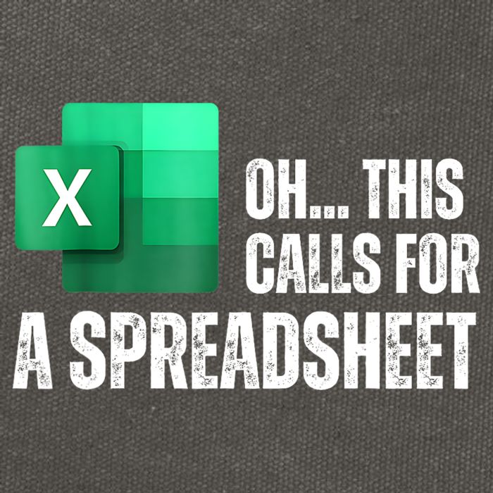Oh This Calls For A Spreadsheet Funny Office Cotton Canvas Backpack