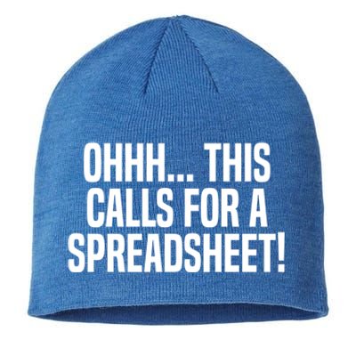 Ohhh This Calls Spreadsheet Actuarial Analyst Actuary Gift Sustainable Beanie