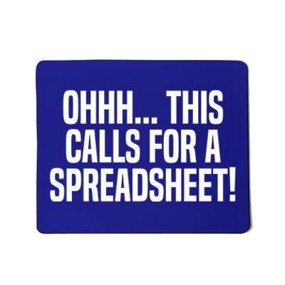 Ohhh This Calls Spreadsheet Actuarial Analyst Actuary Gift Mousepad