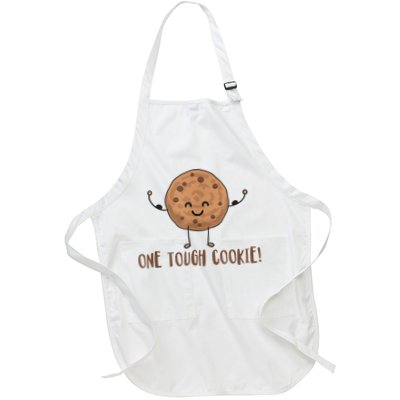 One Tough Cookie Cute Chocolate Chip Cookie With Muscles Apron