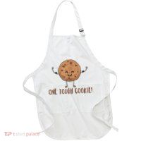 One Tough Cookie Cute Chocolate Chip Cookie With Muscles Apron