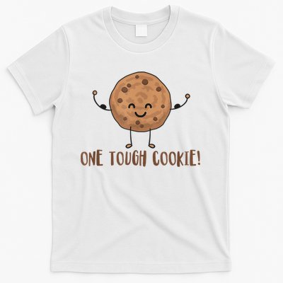 One Tough Cookie Cute Chocolate Chip Cookie With Muscles T-Shirt