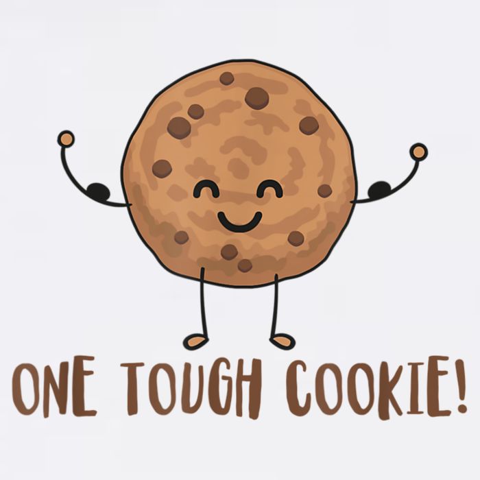 One Tough Cookie Cute Chocolate Chip Cookie With Muscles Magnet