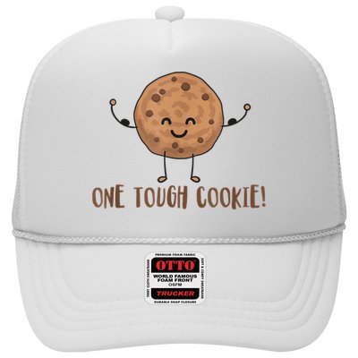 One Tough Cookie Cute Chocolate Chip Cookie With Muscles Trucker Hat