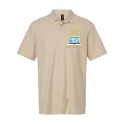 Oh... This Calls For A Spreadsheet Office Saying Quote Funny Softstyle Adult Sport Polo