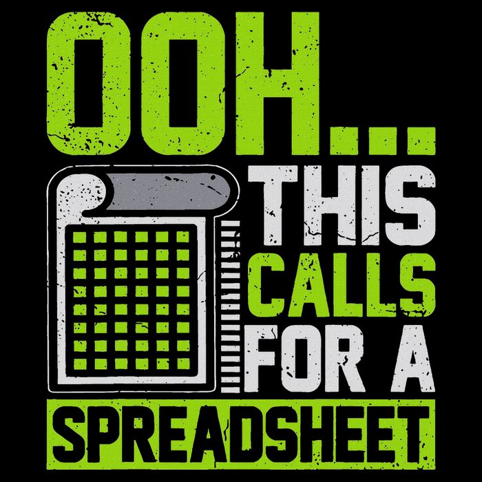 Ooh This Calls For A Spreadsheet Drawstring Bag
