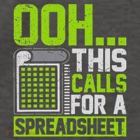 Ooh This Calls For A Spreadsheet Vector Backpack