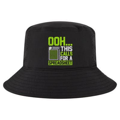 Ooh This Calls For A Spreadsheet Funny Cool Comfort Performance Bucket Hat