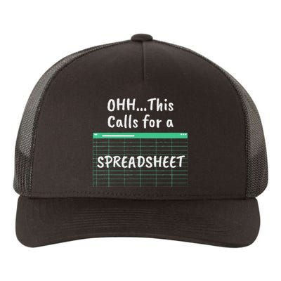 Oh... This Calls For A Spreadsheet Office Yupoong Adult 5-Panel Trucker Hat