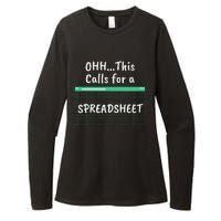 Oh... This Calls For A Spreadsheet Office Womens CVC Long Sleeve Shirt