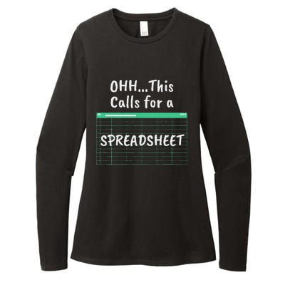 Oh... This Calls For A Spreadsheet Office Womens CVC Long Sleeve Shirt