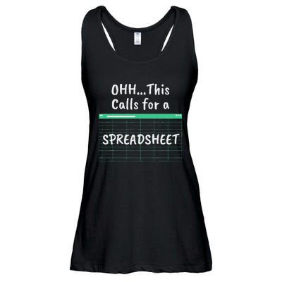 Oh... This Calls For A Spreadsheet Office Ladies Essential Flowy Tank