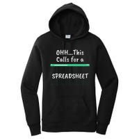 Oh... This Calls For A Spreadsheet Office Women's Pullover Hoodie