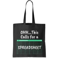Oh... This Calls For A Spreadsheet Office Bag