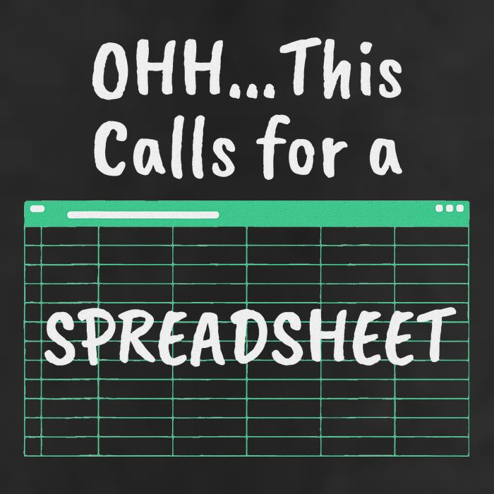 Oh... This Calls For A Spreadsheet Office Golf Towel