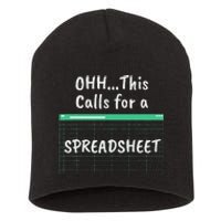 Oh... This Calls For A Spreadsheet Office Short Acrylic Beanie