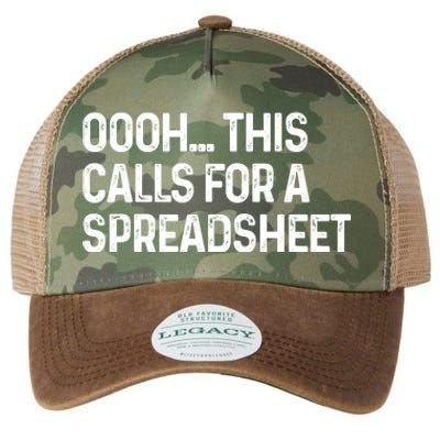 Oooh This Calls For A Spreadsheet Funny Accountant Gift Legacy Tie Dye Trucker Hat