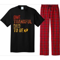 One Thankful Dad To Be Thanksgiving Pregnancy Announcement Pajama Set