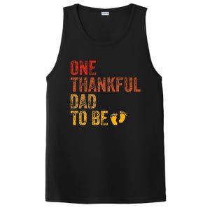 One Thankful Dad To Be Thanksgiving Pregnancy Announcement PosiCharge Competitor Tank