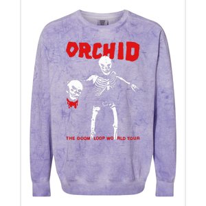 Orchid The Doom Loop World Colorblast Crewneck Sweatshirt