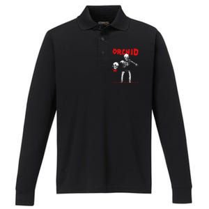 Orchid The Doom Loop World Performance Long Sleeve Polo