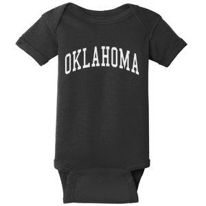 Oklahoma Throwback Design Classic Baby Bodysuit