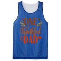 One Thankful Dad Thanksgiving Day Family Matching Thankful Gift Mesh Reversible Basketball Jersey Tank