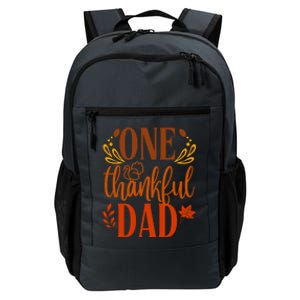 One Thankful Dad Thanksgiving Day Family Matching Thankful Gift Daily Commute Backpack