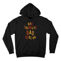 One Thankful Dad To Be Thanksgiving Pregnancy Announcement Hoodie