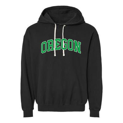 Oregon Throwback Design Classic Garment-Dyed Fleece Hoodie
