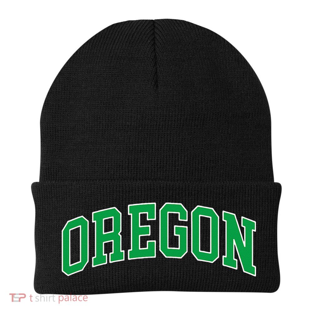 Oregon Throwback Design Classic Beanie