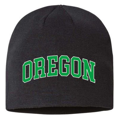 Oregon Throwback Design Classic Sustainable Beanie
