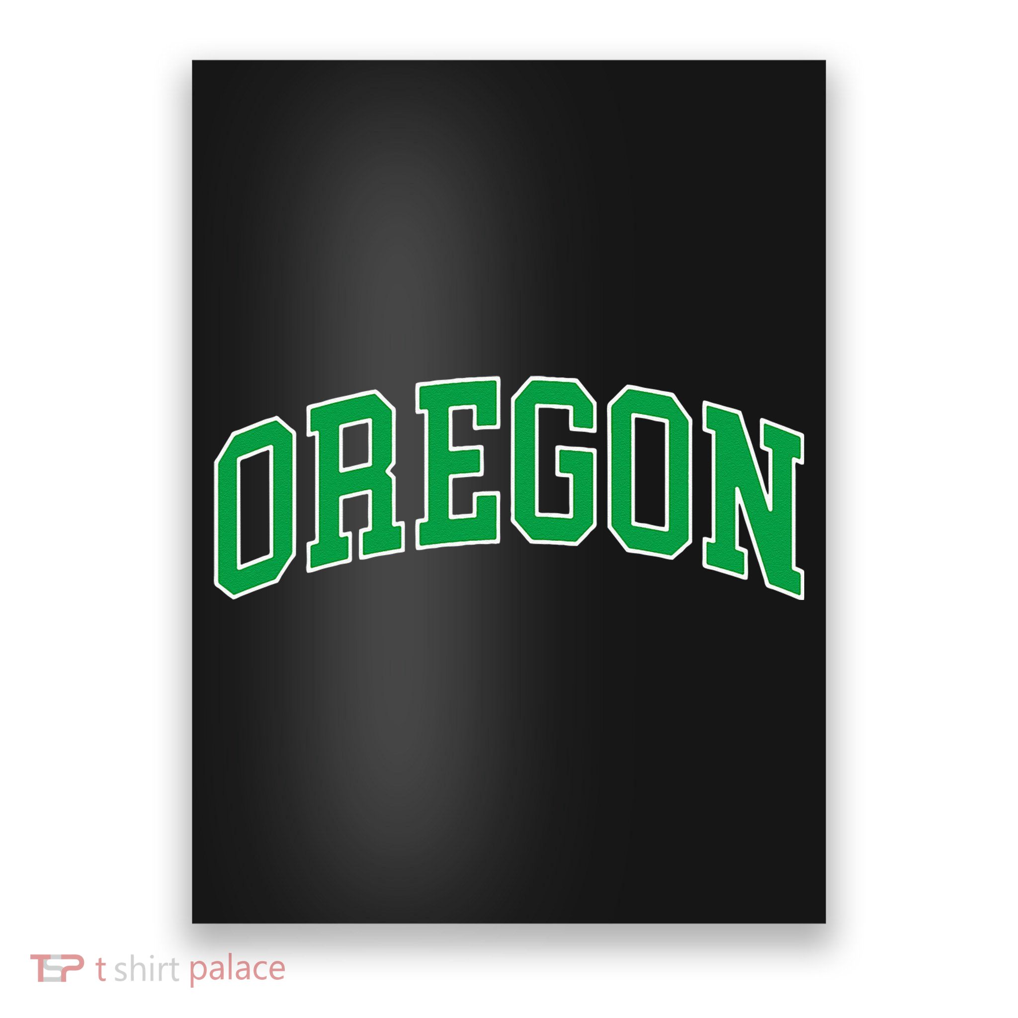 Oregon Throwback Design Classic Poster