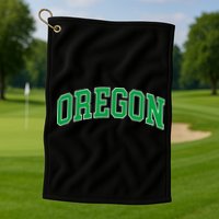 Oregon Throwback Design Classic Golf Towel