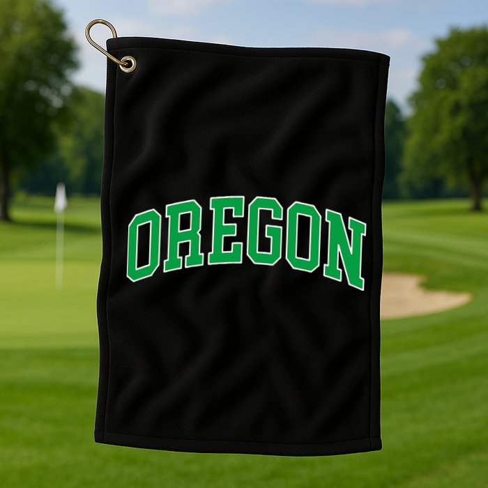 Oregon Throwback Design Classic Golf Towel