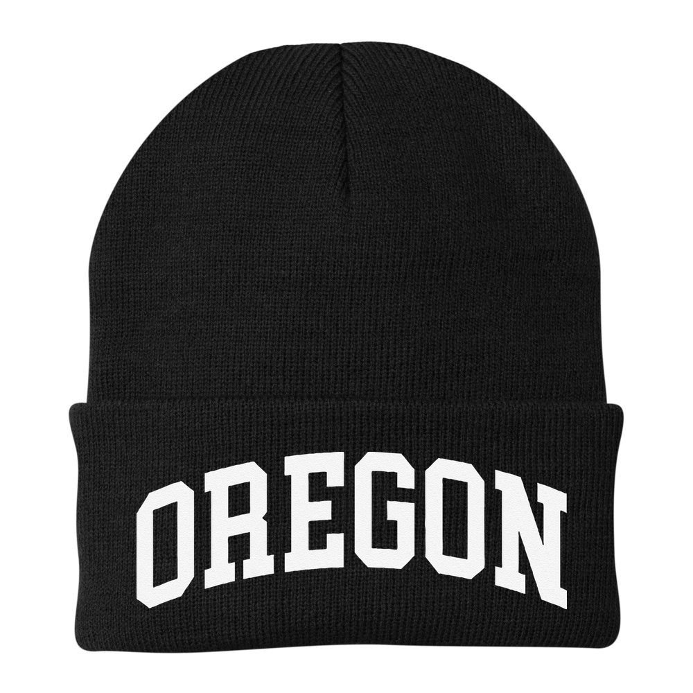Oregon Throwback Design Classic Beanie