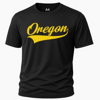 Oregon Throwback Design Print Classic Performance Shirt