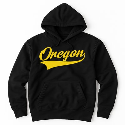 Oregon Throwback Design Print Classic Hoodie