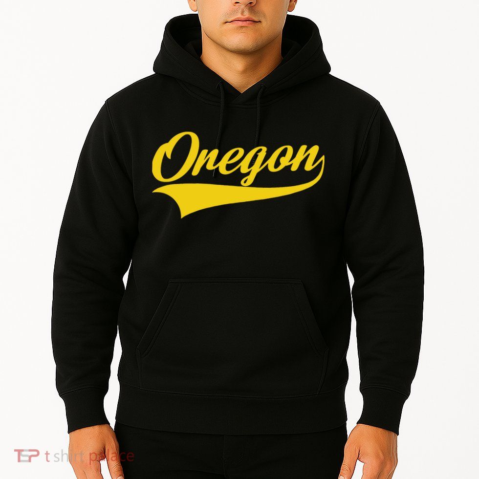 Oregon Throwback Design Print Classic Hoodie