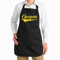 Oregon Throwback Design Print Classic Apron