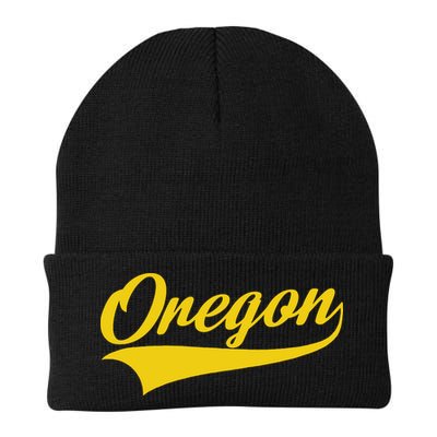 Oregon Throwback Design Print Classic Beanie