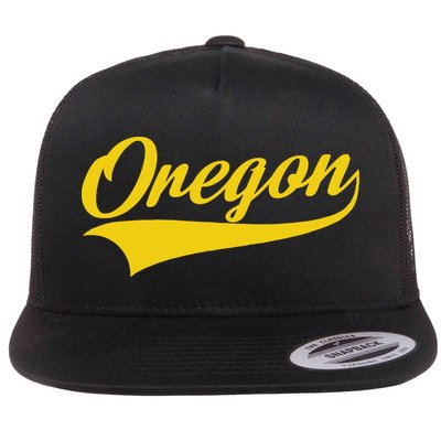 Oregon Throwback Design Print Classic Flatbill Hat