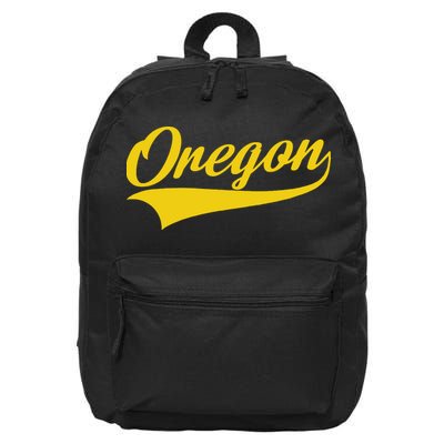 Oregon Throwback Design Print Classic 16 in Basic Backpack